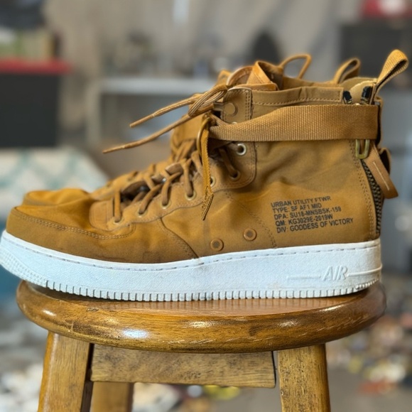 Nike Other - Nike SF Air Force 1 Mid Desert Ochre, Men’s Size 10.5